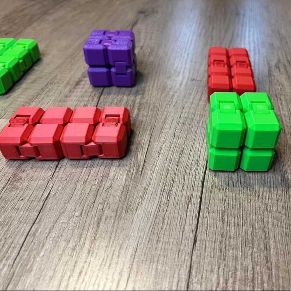 3D printed Fidget cubes.
